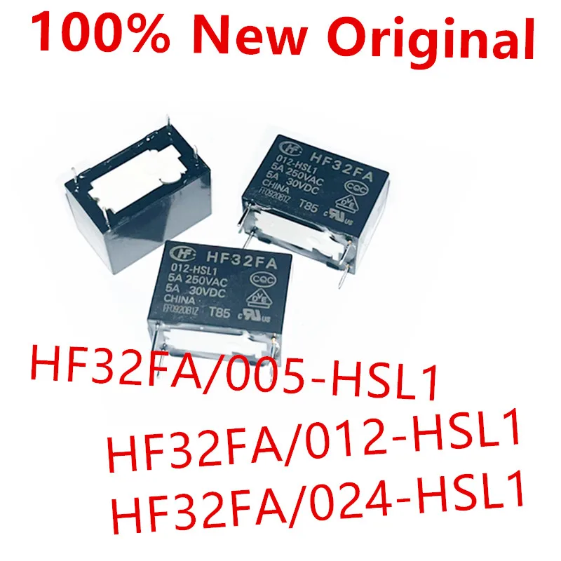 10 шт. HF32FA/012-HSL1 、HF32FA/024-HSL1 、HF32FA/005-HSL1 DIP-4 Новое силовое реле HF32FA-012-HSL1 、HF32FA-024-HSL1