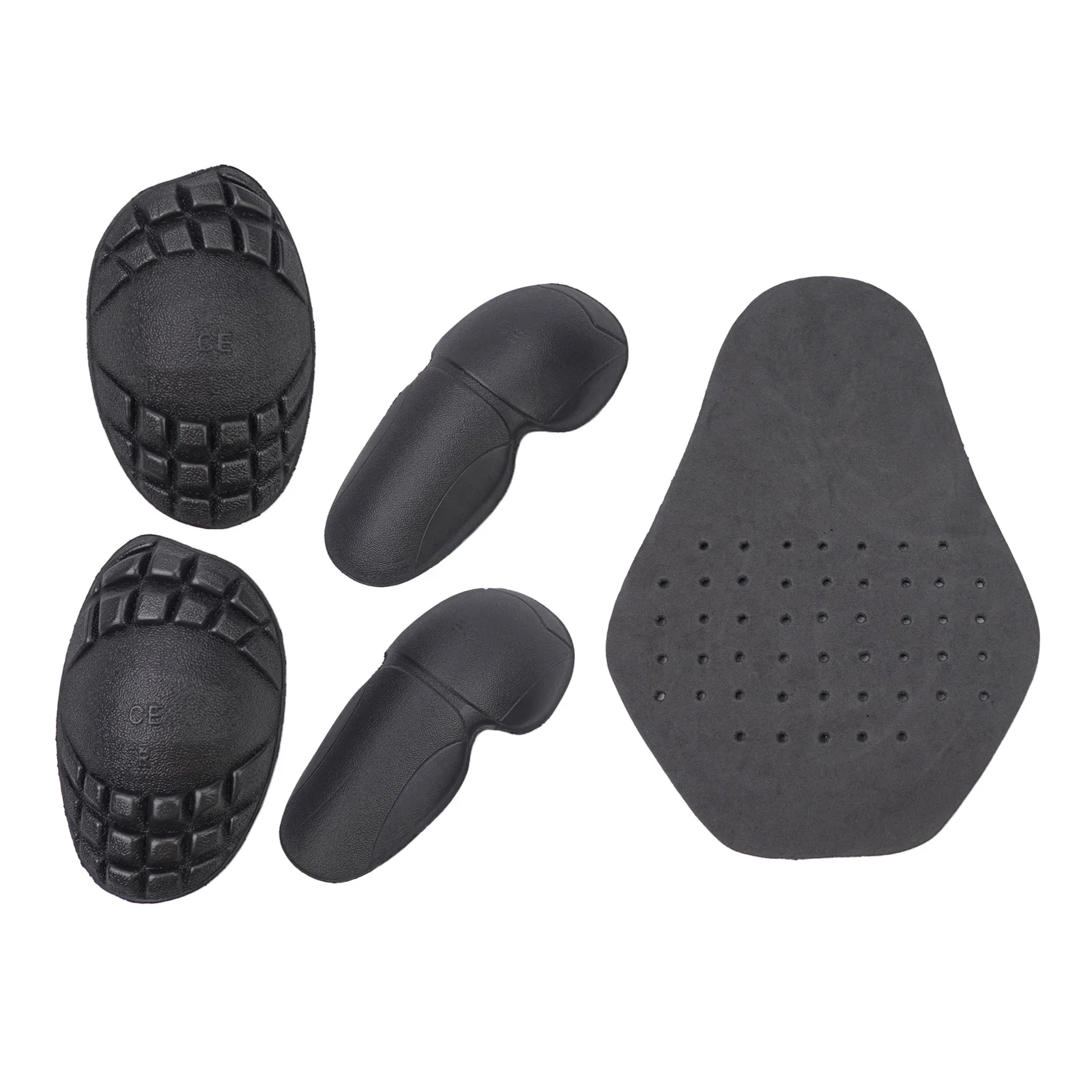 5Pcs/Set Motorcycle Shoulder Protector Elbow Protector Back Protector Motorcycl riding suit built-in protective gear EVA
