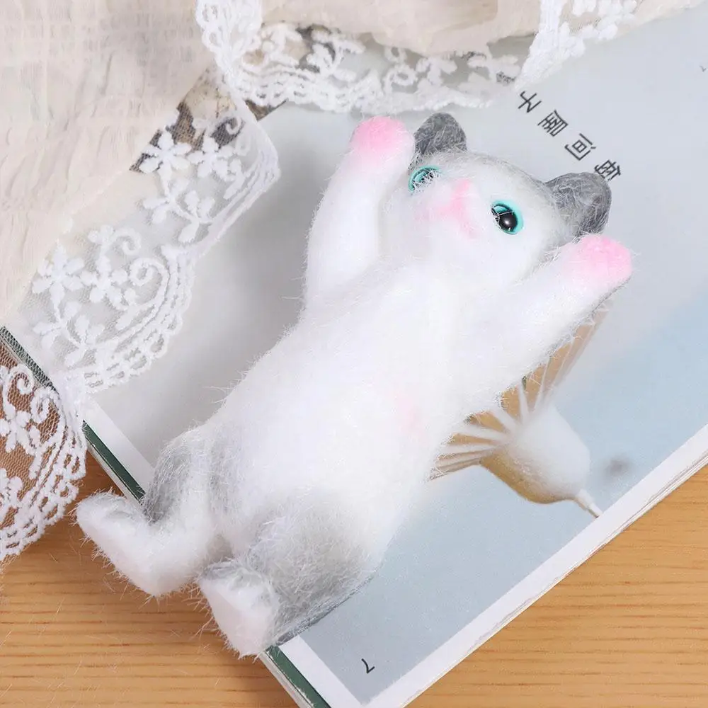 التظاهر اللعب انتعاش بطيء القط دمية ضغط لعبة الحيوان الملونة محاكاة القط ضغط اللعب لينة الكرتون القط تململ لعبة للأطفال