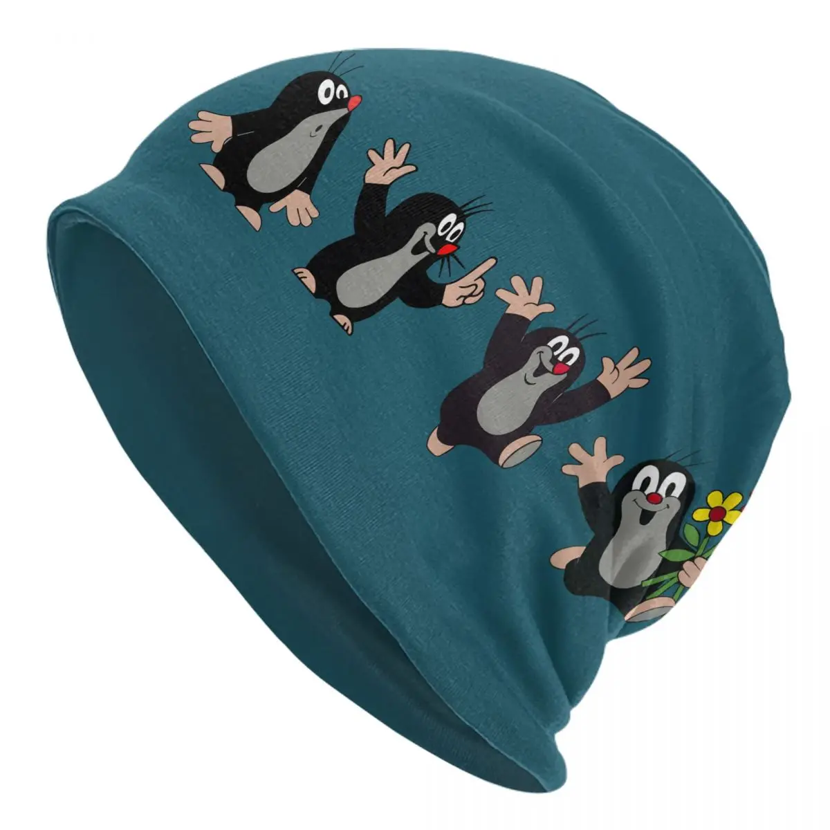 The Mole Kretk Unisex Bonnet Thin Hip Hop Double Layer Hats For Men Women