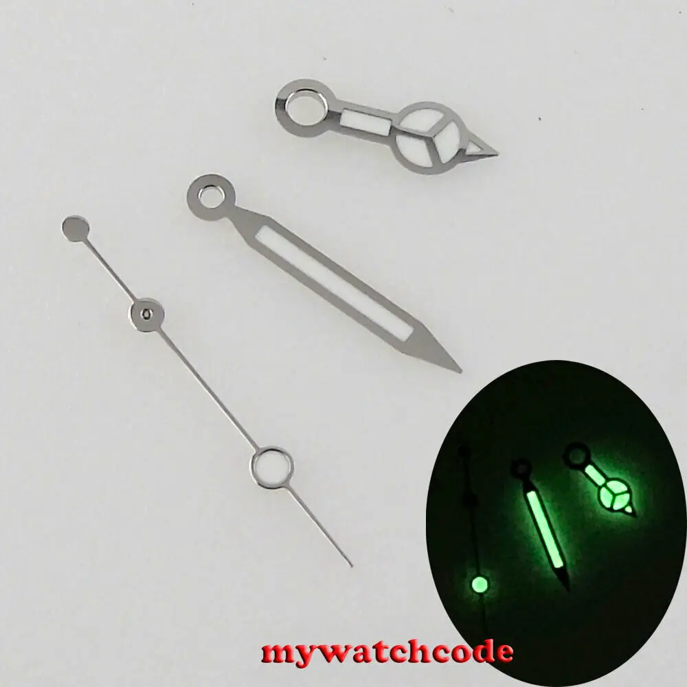 W zakresie dobrostanu ze srebrnymi krawędziami biały zegarek ręce pasują do NH35 NH36 7s26 7s36 7s25 4r15 ruch