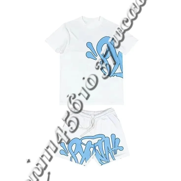 

2026/27 Fashion Central Y2k Clothes Cotton Casual Summer T-Shirt Shorts Men's Clothing Outfit Tees Streetwear Tops Trunks