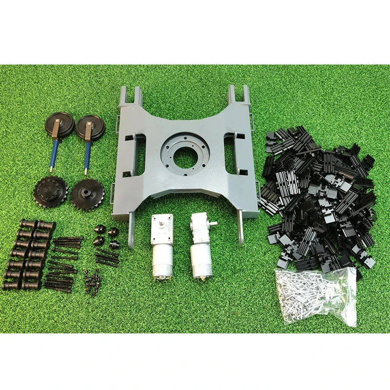 RC Excavator Crawler Chassis Metal Planetary Gear Drive Chassis Suitable for 1/12 Hydraulic Excavator Model Accessories Toys