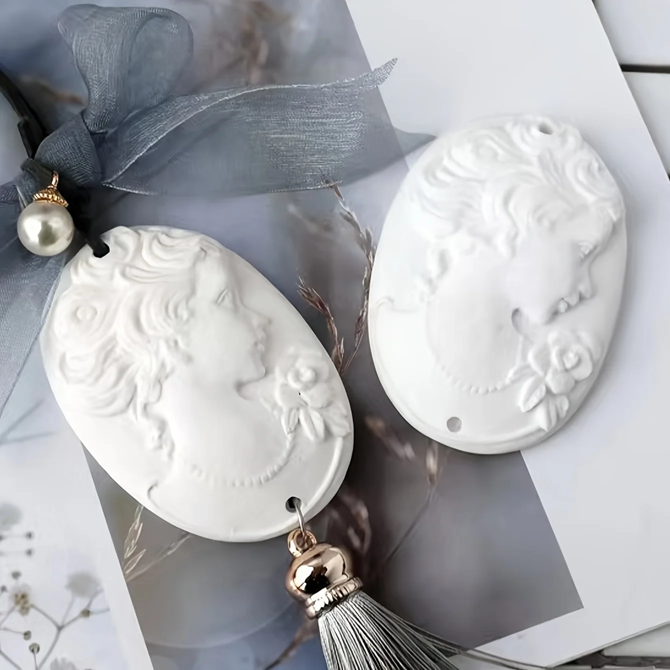 Moule en résine de silicone pour femmes élégantes, conçu pour l'artisanat, la fabrication de pendentifs de forme irrégulière, matériaux de fabrication de bijoux, résine