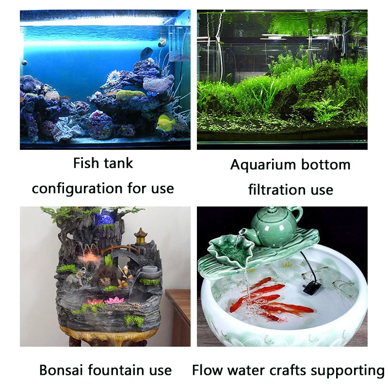 25W Ultra Quiet Water Pump 110V 220V Submersible Aquarium filter pump multi-function fountain circulation fish tank water pumps