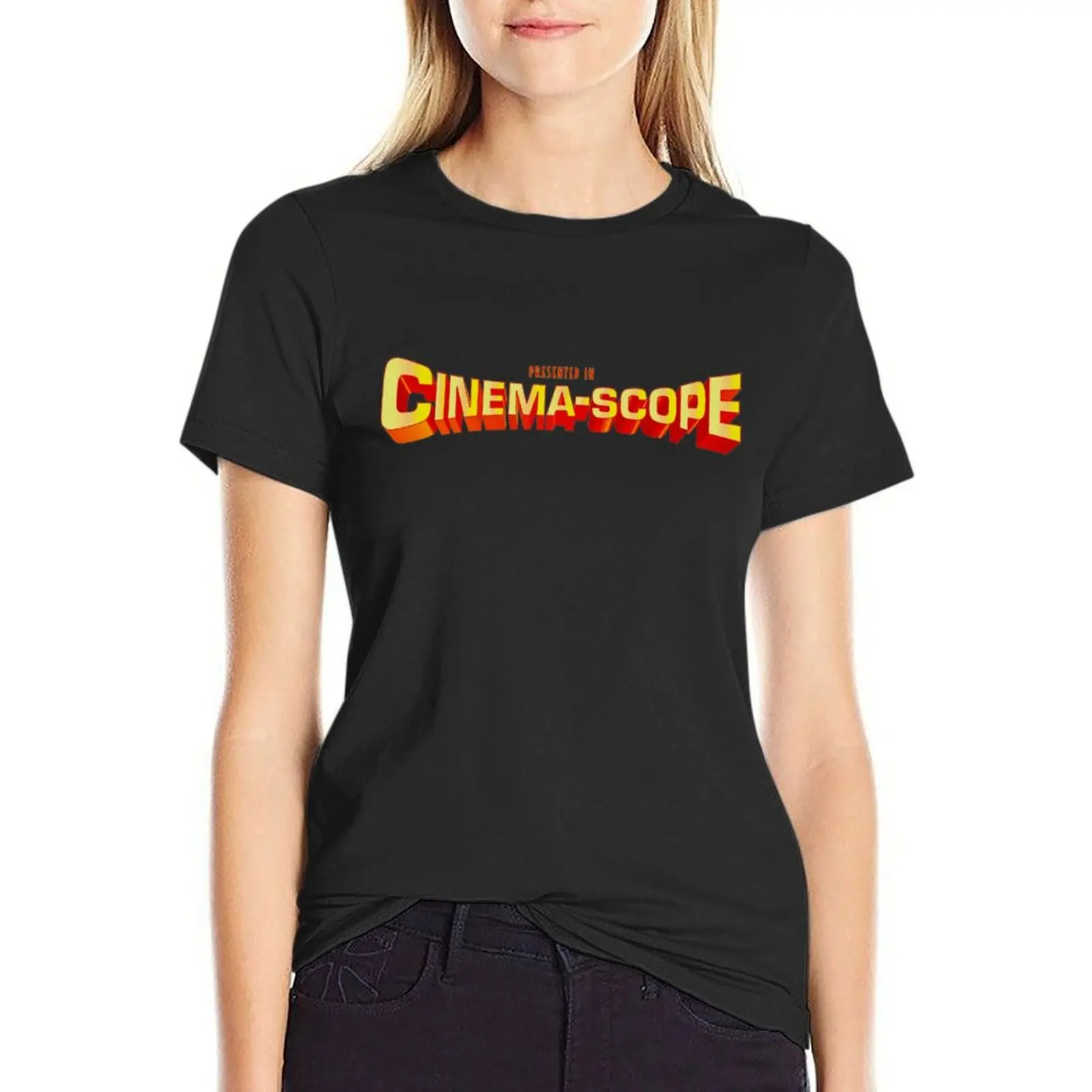 

CinemaScope T-Shirt cute clothes female anime Blouse funny t shirts for Women