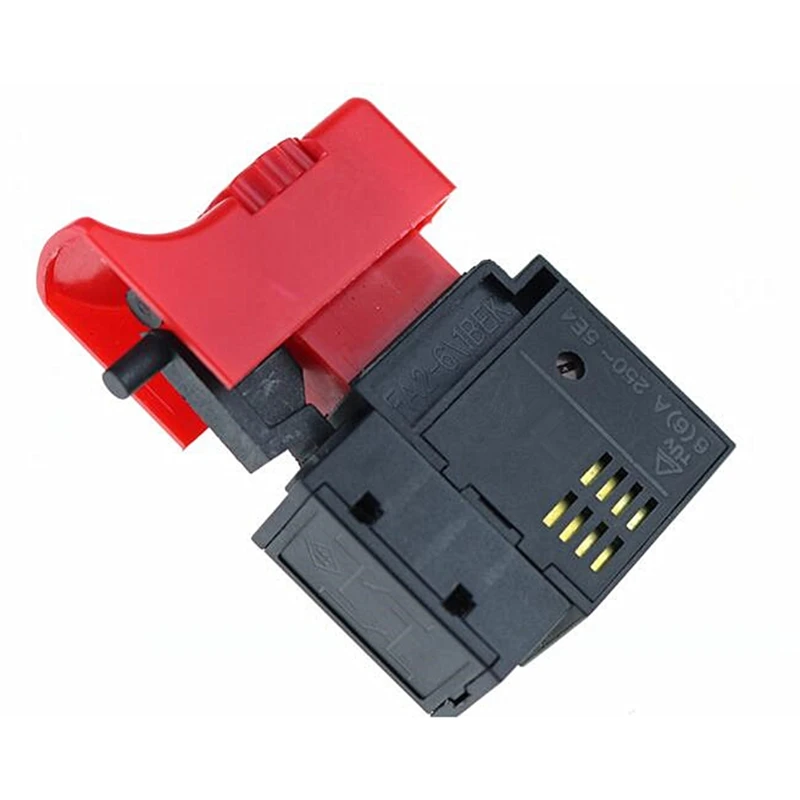 1PCS FA2-6/1BEK 250V 6A 5E4 Lock on Power Tool Electric Drill Trigger Switch Electric Tool Fittings Switch