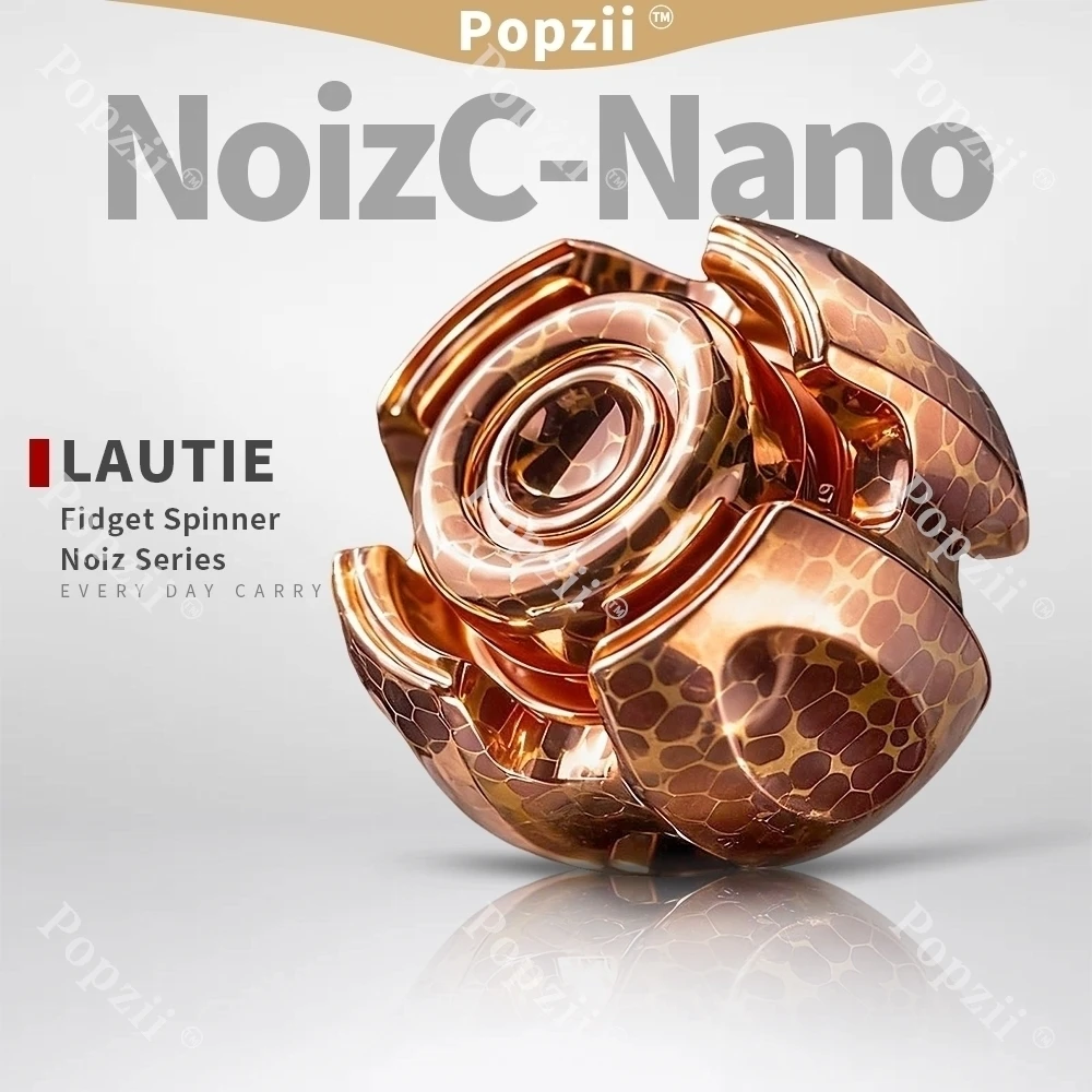 LAUTIE NoizC-Nano Mokume exposition édition limitée Fidget Spinner série Noiz Fidget Spinner doigt gyroscope Fidgeting jouets
