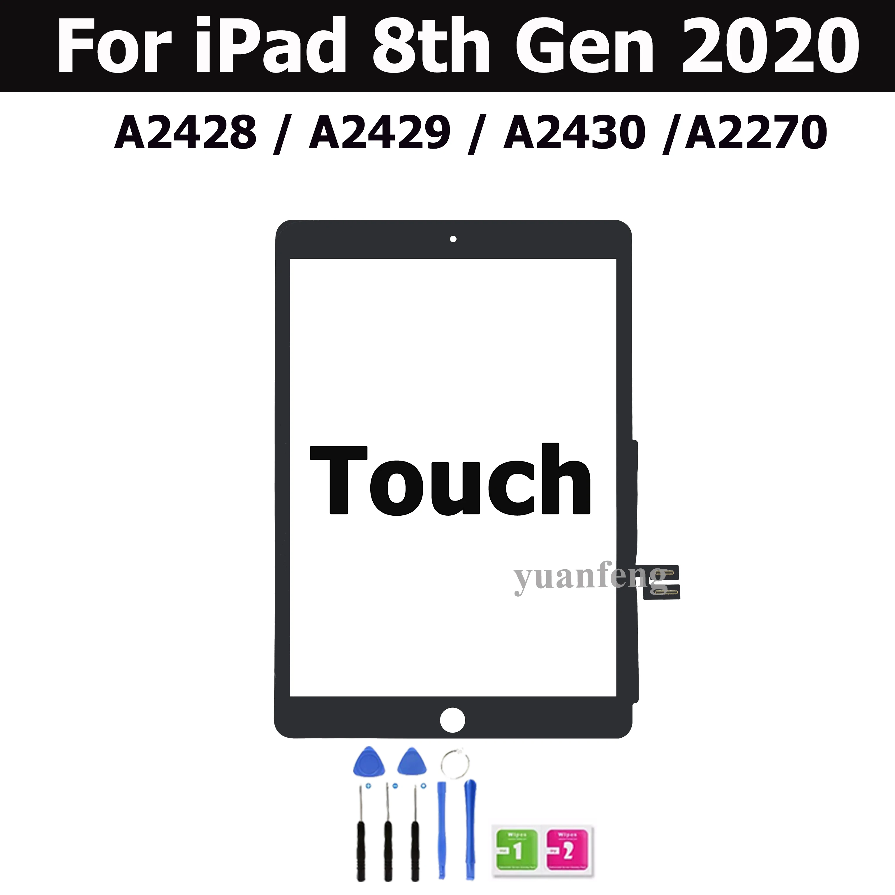 IPad用LCDタッチスクリーン,100% テスト済み,10.2世代,a2270,a2430