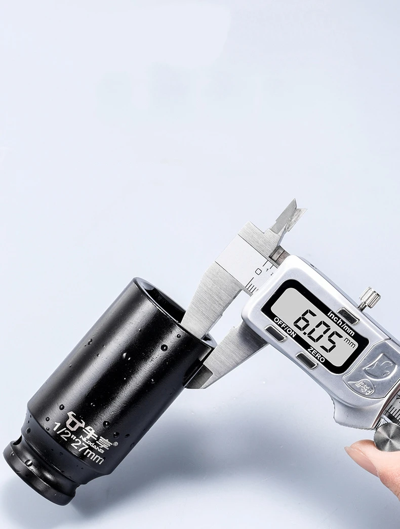 8–28 mm Schlagschrauber-Steckschlüssel, quadratischer Treiberkopf, 1/2 Zoll Schlagschrauber, verlängerter Adapter, Schraubenschlüsselkopf, Sechskant-Elektroschraubenschlüssel-Steckschlüssel – Detail 8