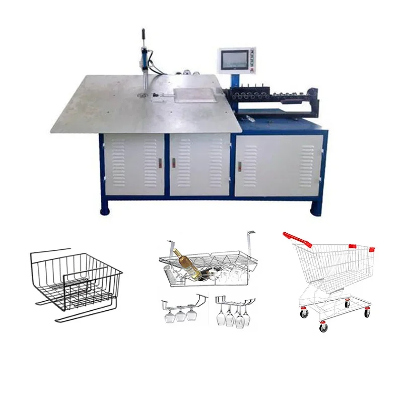 for 3D Stainless Steel Bending Machine Wire Frame Bending Machine 2D CNC Automatic Wire Bending Machine Wire Forming