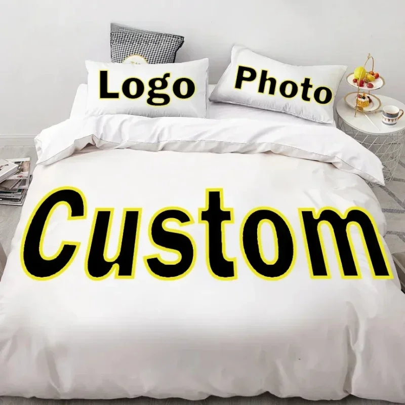 

Customized Bedding Sets According To Picture Comforter Quilt Bed Cover Duvet Cover Pillow Case 2-3 Pieces Sets Kids Adult Size