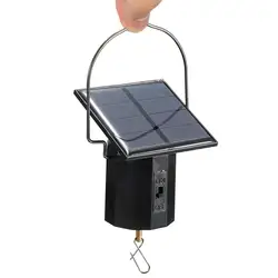 Wind Spinner Solar Motor with Hook Solar Powered Wind Chime Ornament Rotating Outdoor Decor Wind Spinner Solar Motor