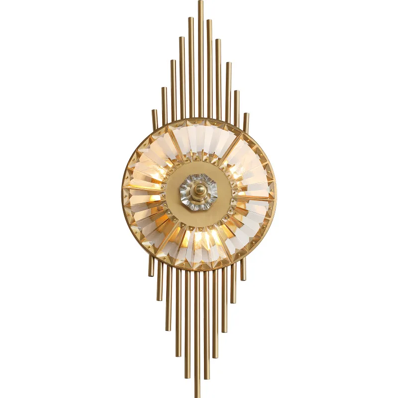 2022 neue Stil Moderne Hohe Qualität Kristall Glas Rohr Lampe Schatten LED Innen Wand Lampe Für Home Dekoration