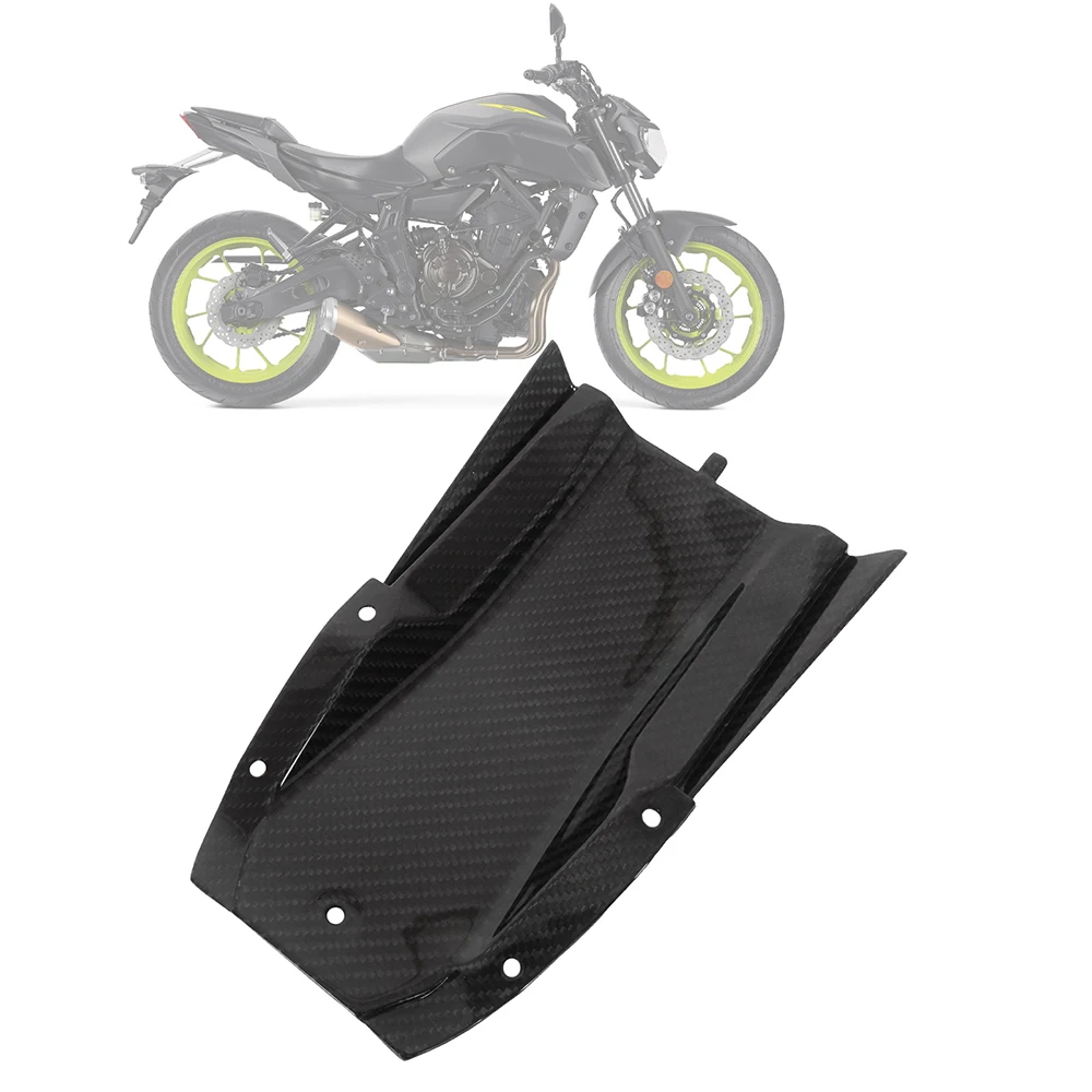 

Motorcycle Carbon Fiber Under Tail Fairing Underseat Lower Cover Side Panel For YAMAHA MT-07 FZ-07 2018 2019 2020 2021