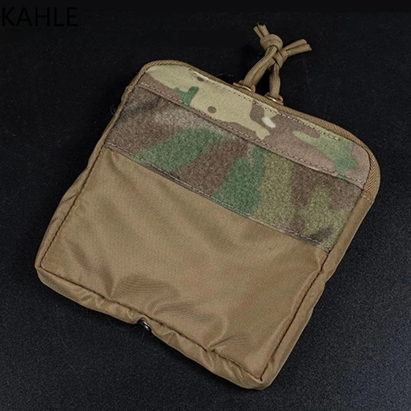 

Kahle Zipper Bag DOPE Front Flap Kangroo Insert Half Pocket Nylon For FCPC V5 Plate Carrier Tactical Hunting Vest Chest Rig