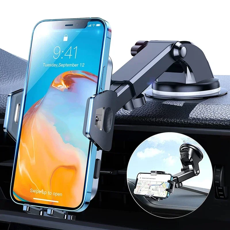 

Car phone holder sucker car phone mount stand GPS Telefon mobile cell support for iPhone 12 11 pro Max X 7 8 plus Huawei Xiaomi