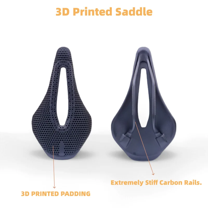 

Full Carbon 145mm 3D Printed Racing Bike Saddle Breathable Road Bicycle Seat Cushion for Mountain Bike