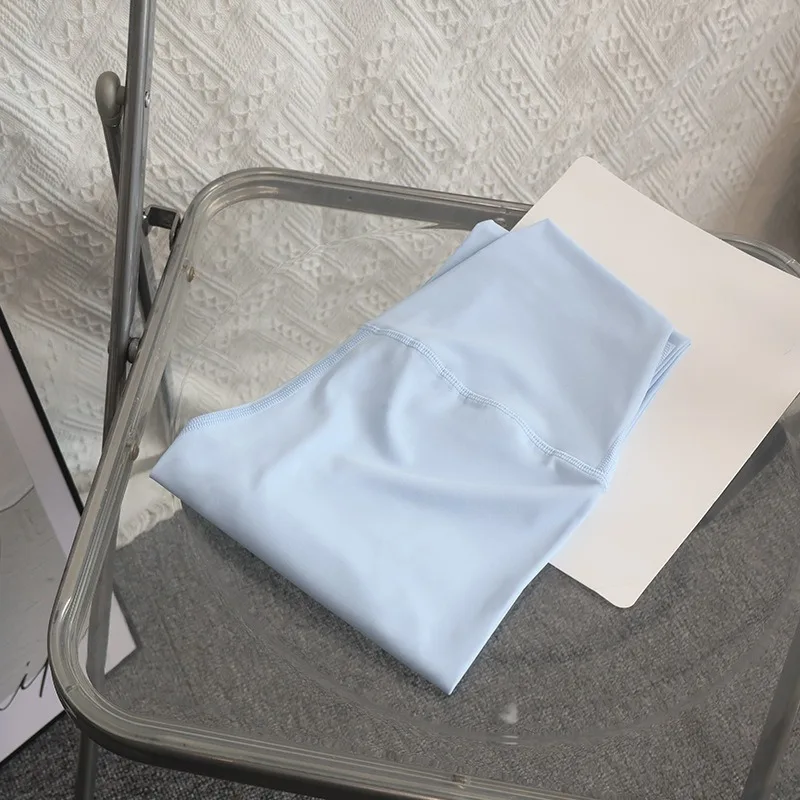 Gorąca Wyprzedaż Fitness Damskie Legginsy Spodnie do Biegania Efekt \"Nagiej Skóry\" Legginsy z Wysokim Stanem Push Up Sportowe Damskie Legginsy do Biegania i Jogi