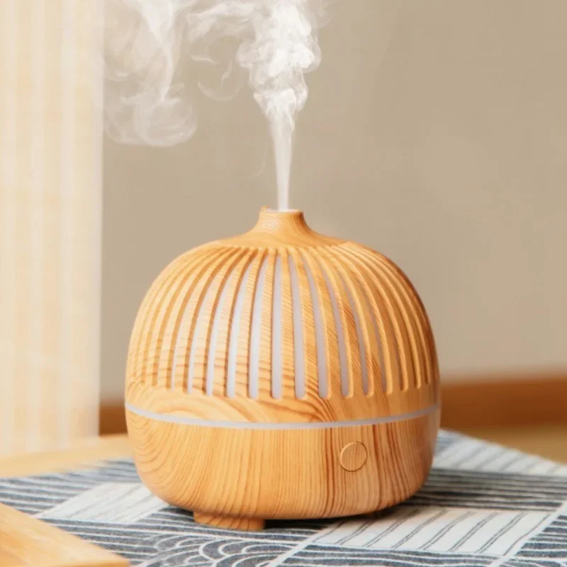 Wood Grain Aromatherapy Machine Ancient Charm Fragrance Diffuser Ultrasonic Humidification Essential Oil Fragrance Instrument