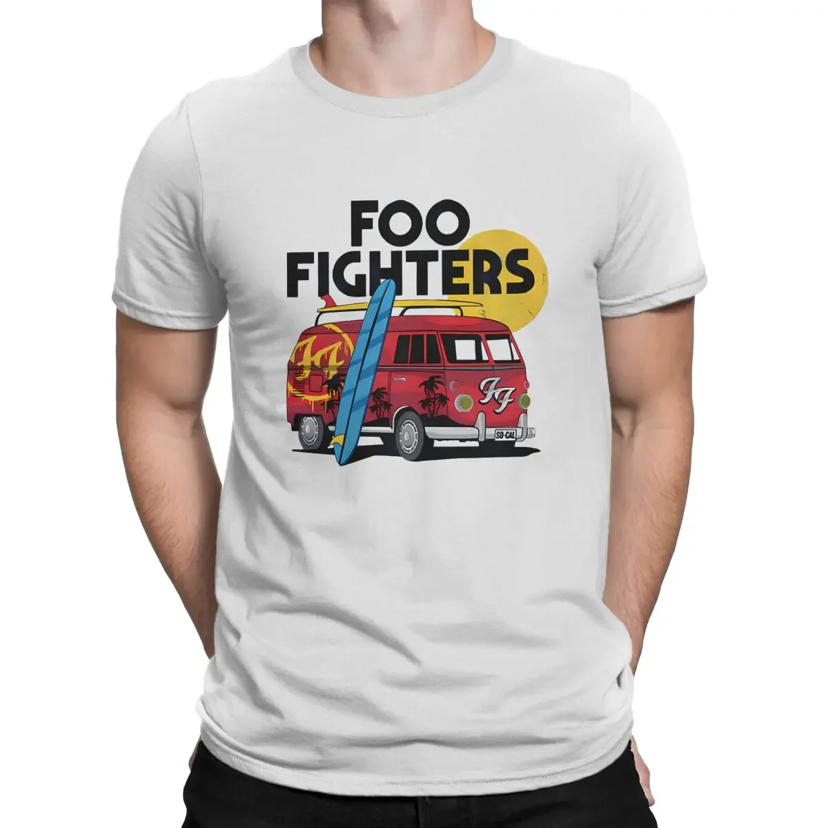 Learn To Fly T-Shirts for Men F-Foo F-Fighters Cool Tee Shirt O Neck Short Sleeve clothes harajuku Short T Shirts Adult Clothing