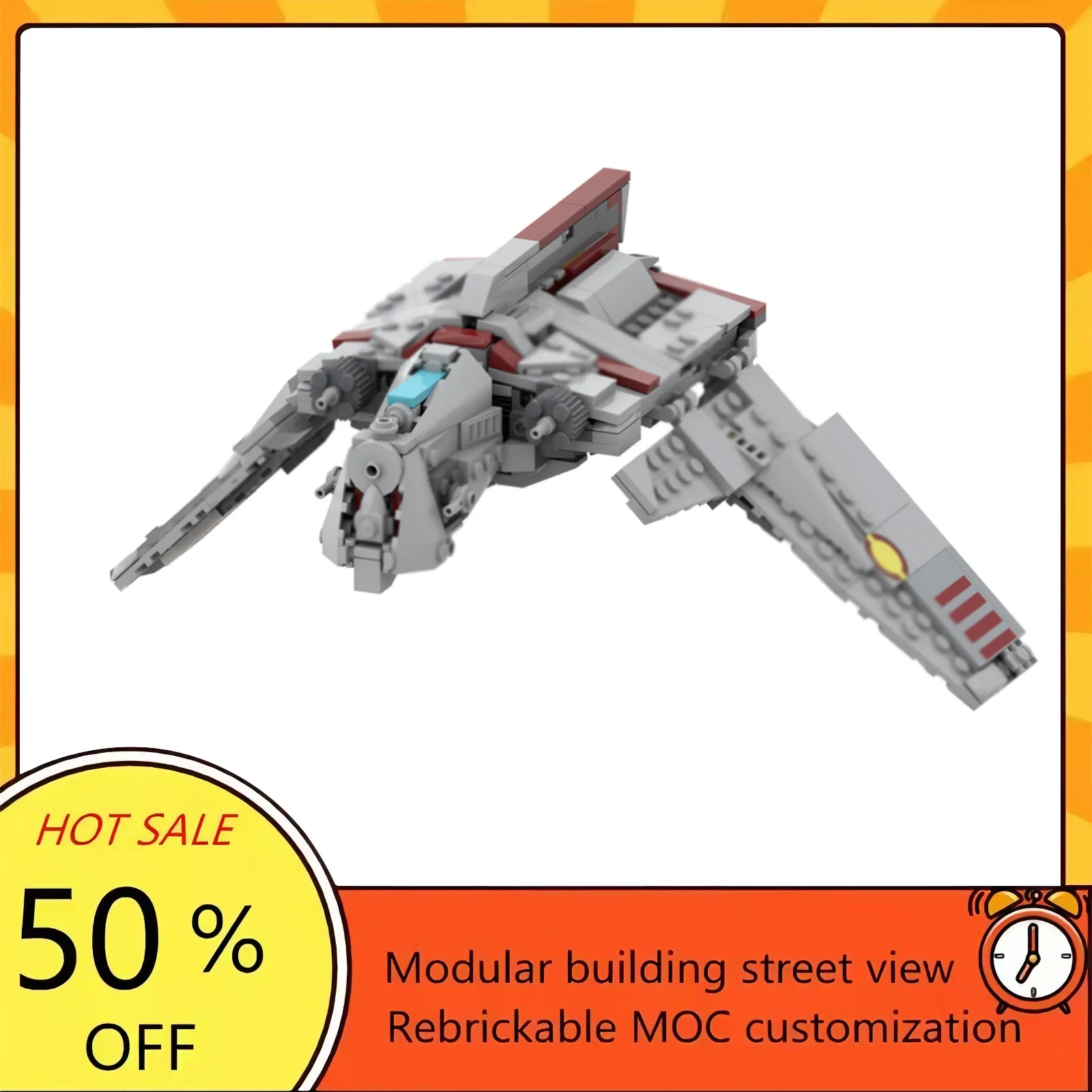 

410PCS Popular Space War Movie Model MOC Building Bricks Spaceship Modular Technology Gifts Holiday Assemble Children Toy Suit