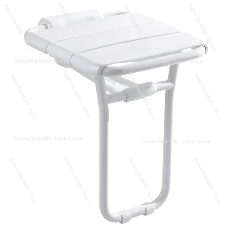 

Bathroom folding stool, wall shower chair, bathroom elderly shower wall chair accessible disabled stool for showering