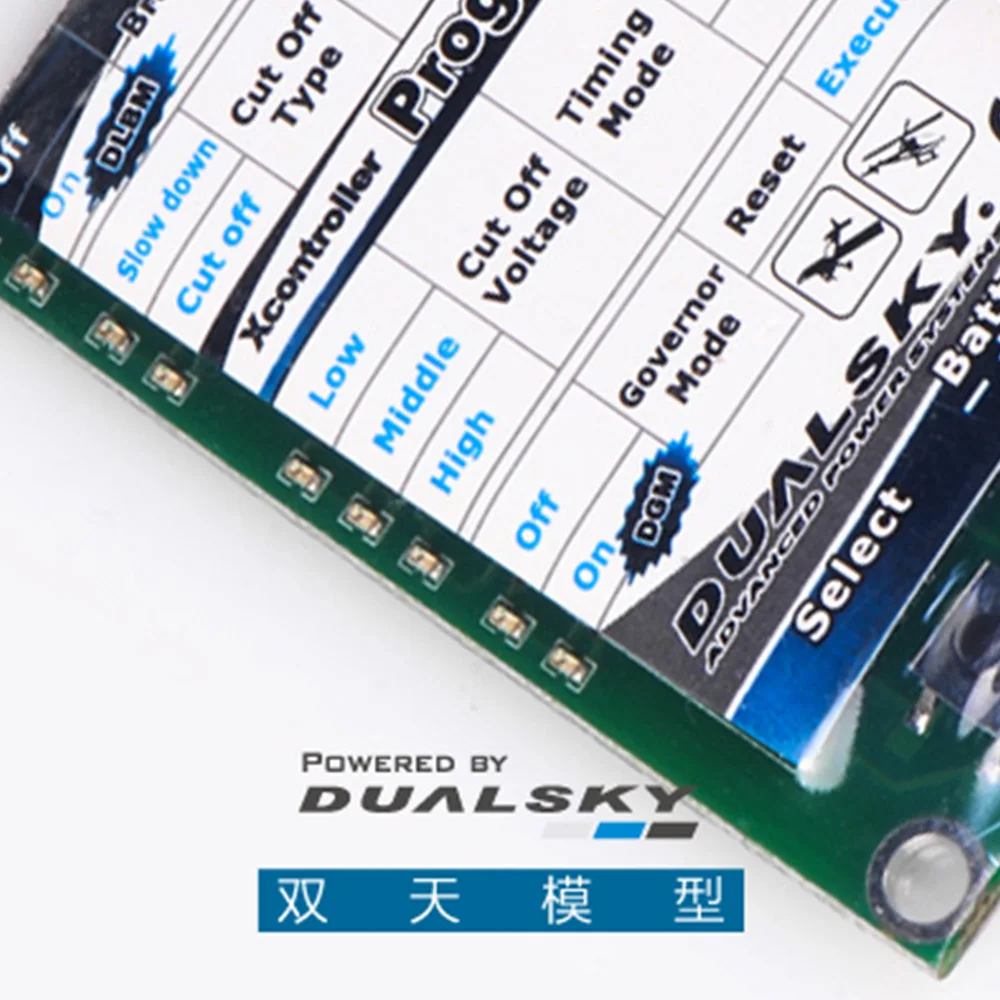 

DUALSKY PROCARD V2 Model ESC Setting Card
