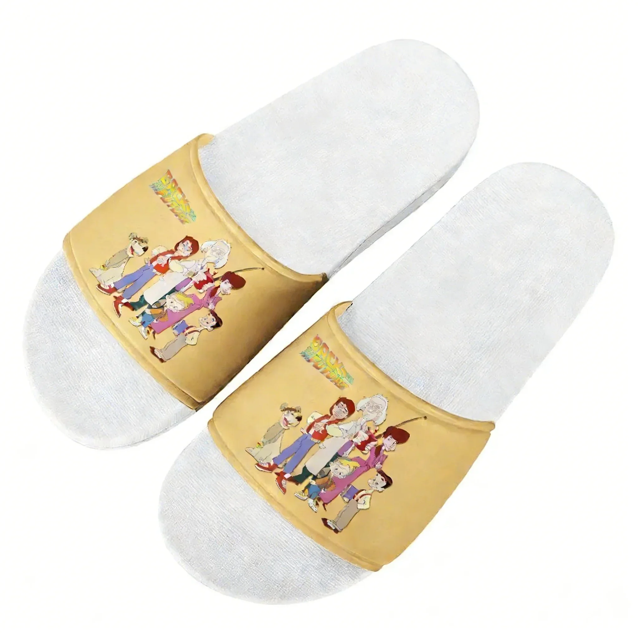 Back To The Future Sandals Home Slippers Water Shoe Men Women Teenagers Fashion Bathroom Beach Swimming Pool Shoe Custom Slipper view 2