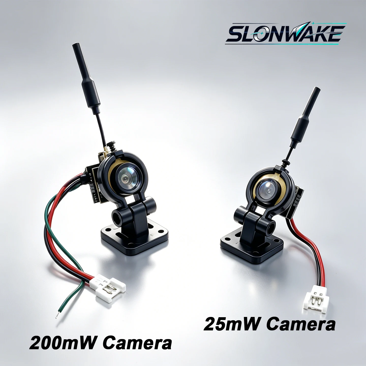 SLONWAKE Mini 5.8G FPV 48CH 25mW transmitter VTX-CAM 600TVL and AIO 120° 1200TVL 200mW fpv camera support OSD for RC Drone Parts