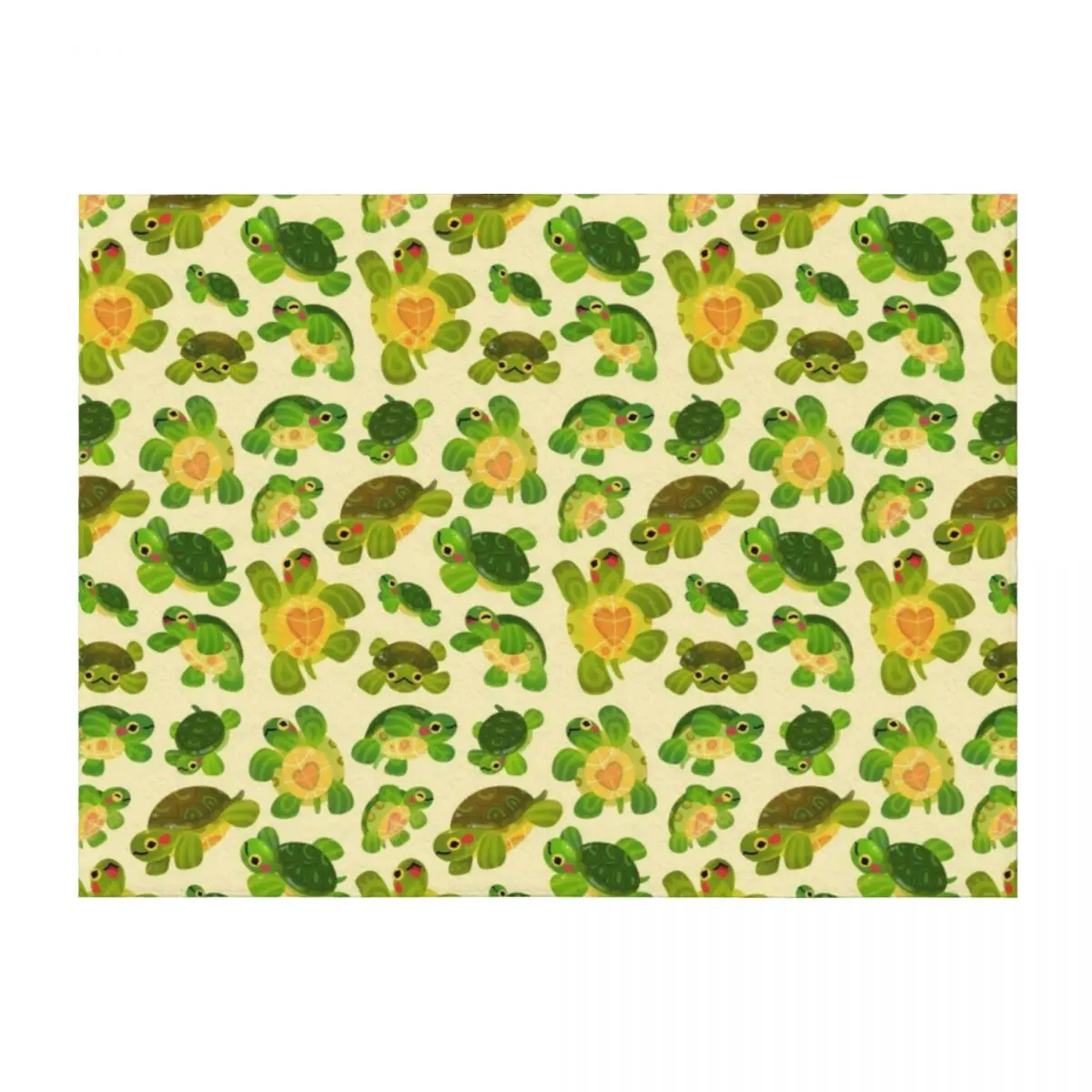 

Red-eared slider Throw Blanket Retros Heavy warm for winter Thermal Blankets