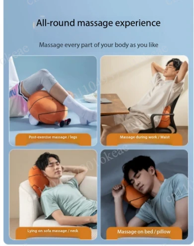 Premium Textured Massage Basketball Portable Stress Relief Ball for Home Office Relaxation