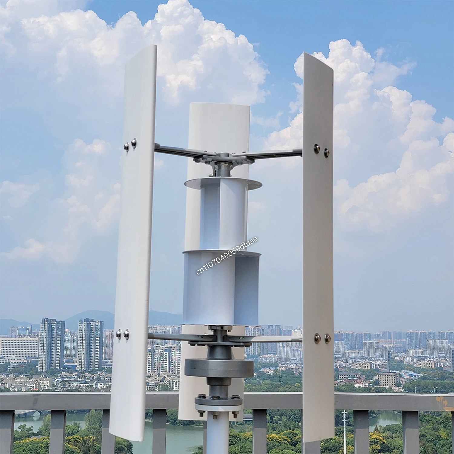 5000W 10KW 12V/24V/48V 3 Blades With Drum Wind Turbine Generator Complete Set Windmill Vertical Axis Wind Turbine 220V Inverter