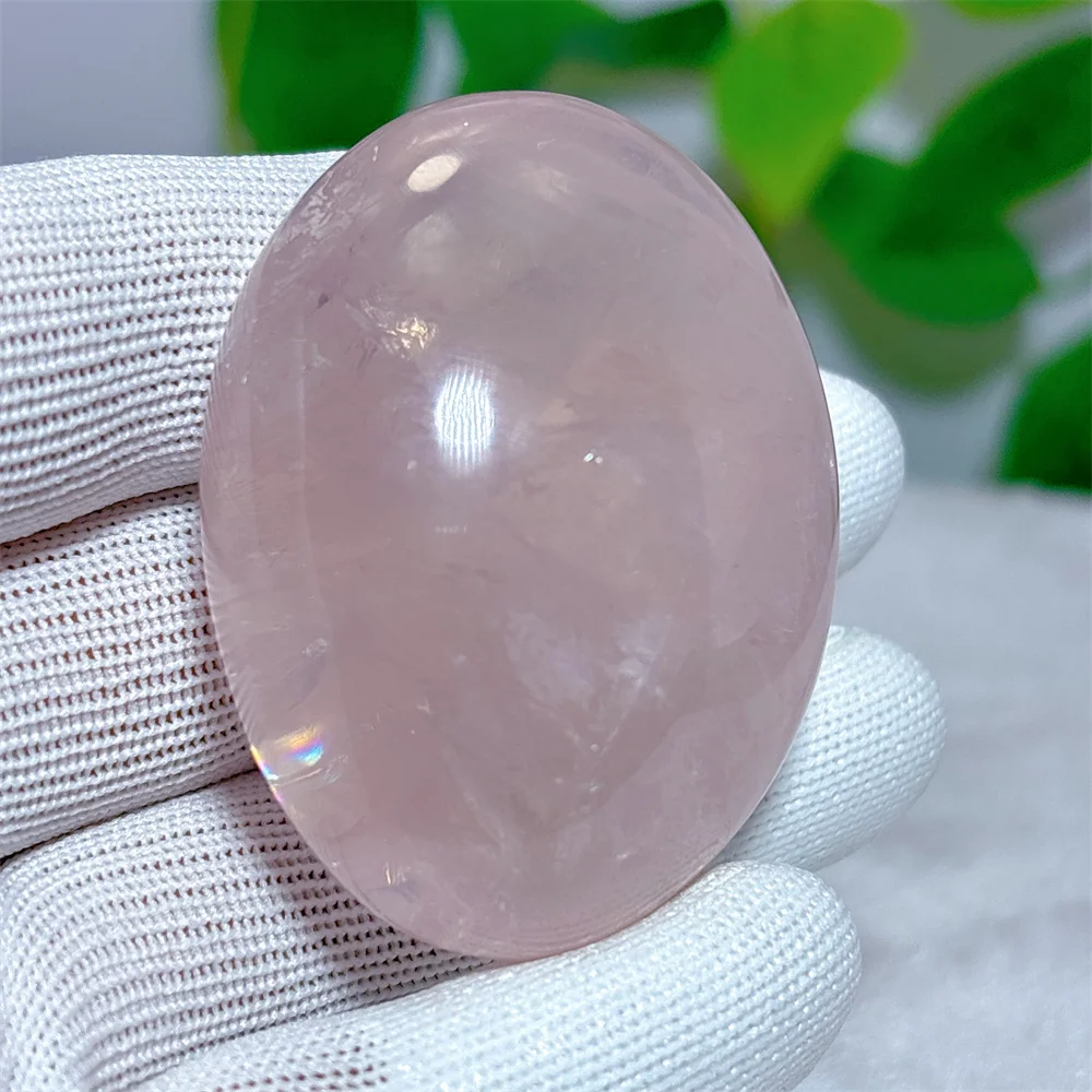Rose Quartz Palm Crystal Natural Stone Quartz Minerals Home Decoration Reiki Craft Gemstone Energy Healing Garden decorations