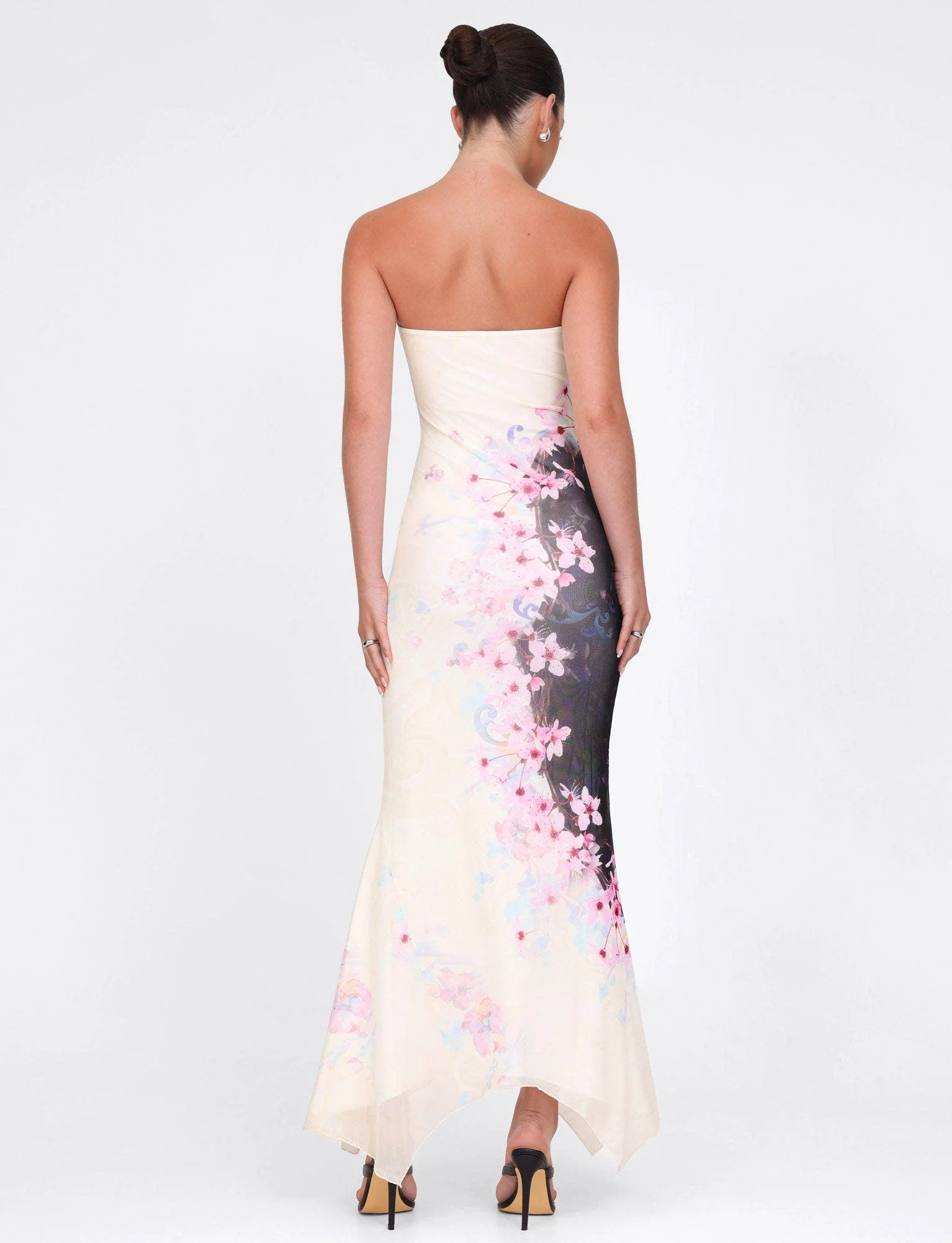 ผู้หญิงดอกไม้ Maxi ชุดเซ็กซี่ Slim จัดเลี้ยงยาวชุดราตรีฤดูร้อน Elegant Chic Vestidos Skinny Robe