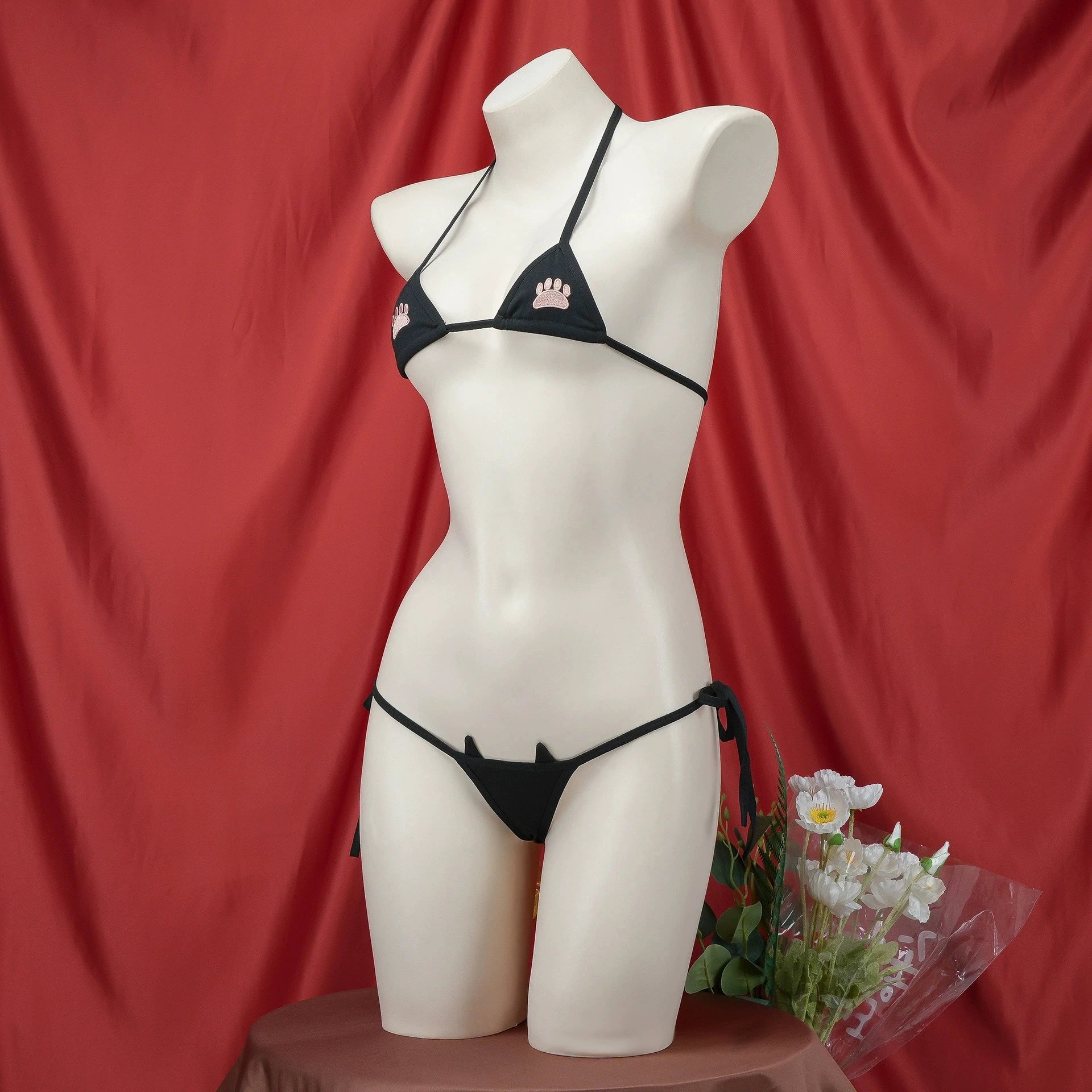 Cute Micro Bikini Sexy Anime Cosplay Lingerie Devil and Angel Lolita Bra and Panty Set Wholesale Women Underwear Exotic Apparel - Image 5