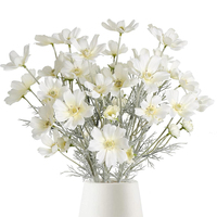 1Pcs 60cm Artificial Flowers Fake Poppy 4Heads Silk Flowers Bouquet Wedding Decor for Home Room Garden Party Decoration DIY Gift