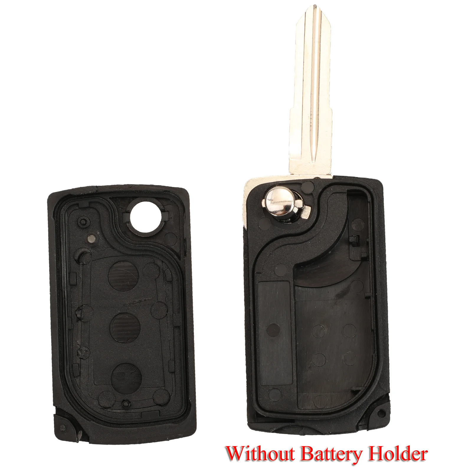 Jingyuqin 3-Tasten-Flip-Klappschlüsseletui für Great Wall Hover Haval H3 H5 Keyless Entry Fob Key Cover Ersatz