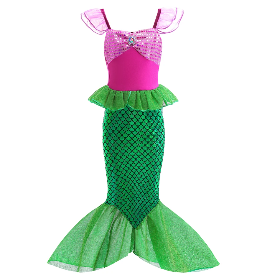 Princess Girl Dress Halloween Cosplay Birthday Party Gift Costume Clothes Children Outfit Dress