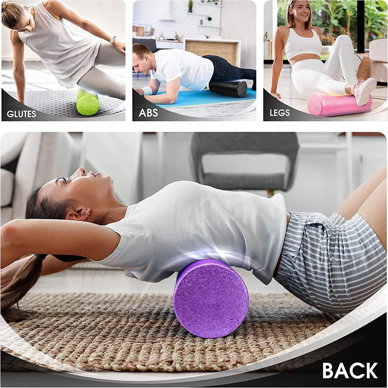 Yoga Foam Roller Fitness EPP High Density Yoga Columnor Pilates Foam Roller Exercise Back Massage Roller Home Fitness Equipment