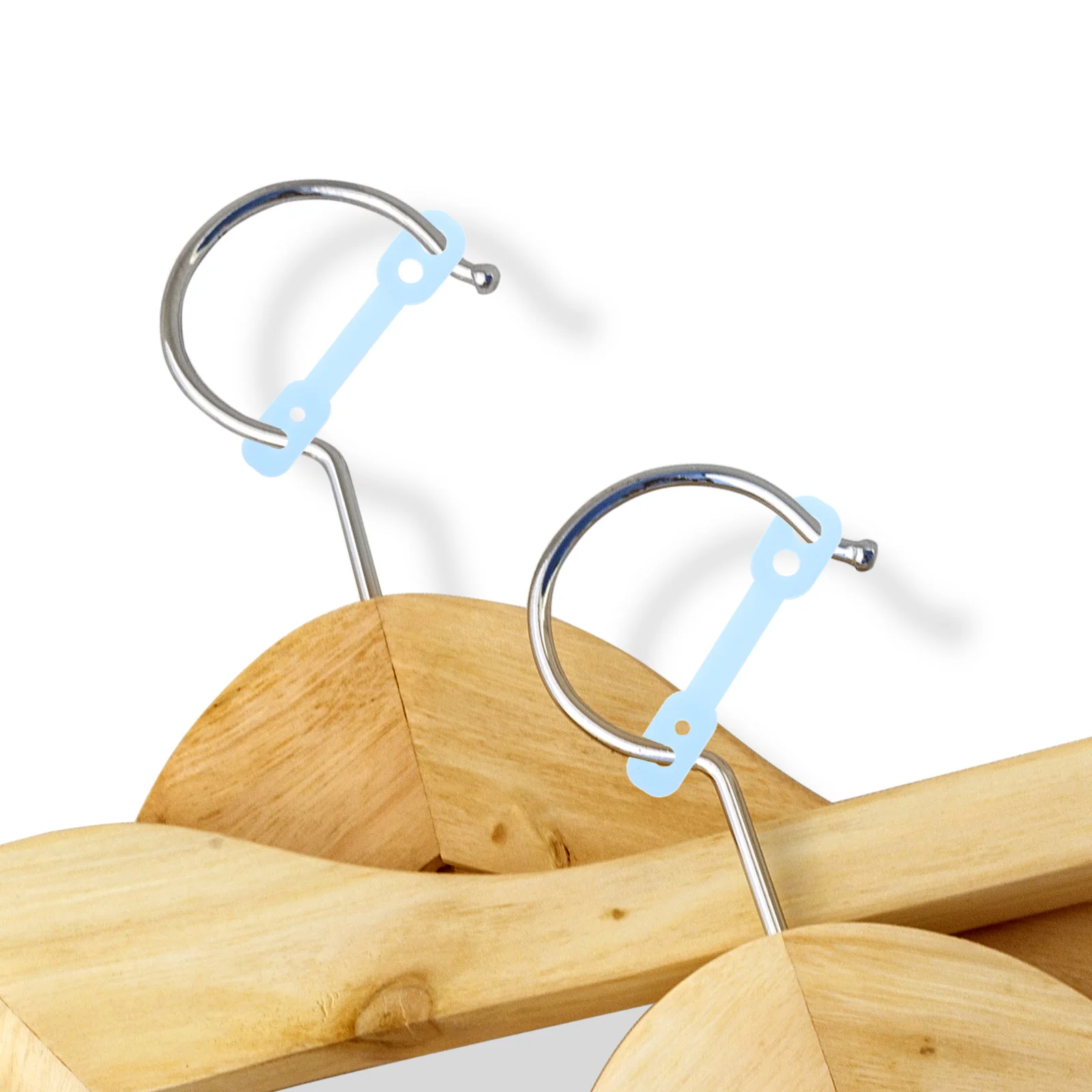 

100Pcs Anti-Drop Clothes Hanger Fixed Buckle Silicone Strip Windproof Non-Slip Drying Rack Hooks Indoor Outdoor