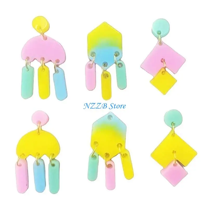 

T21F Silicone Mold Ear Decorations Moulds Earring Silicone Molds Jewelry Part Moulds Perfect for Crafting Stylish Earrings