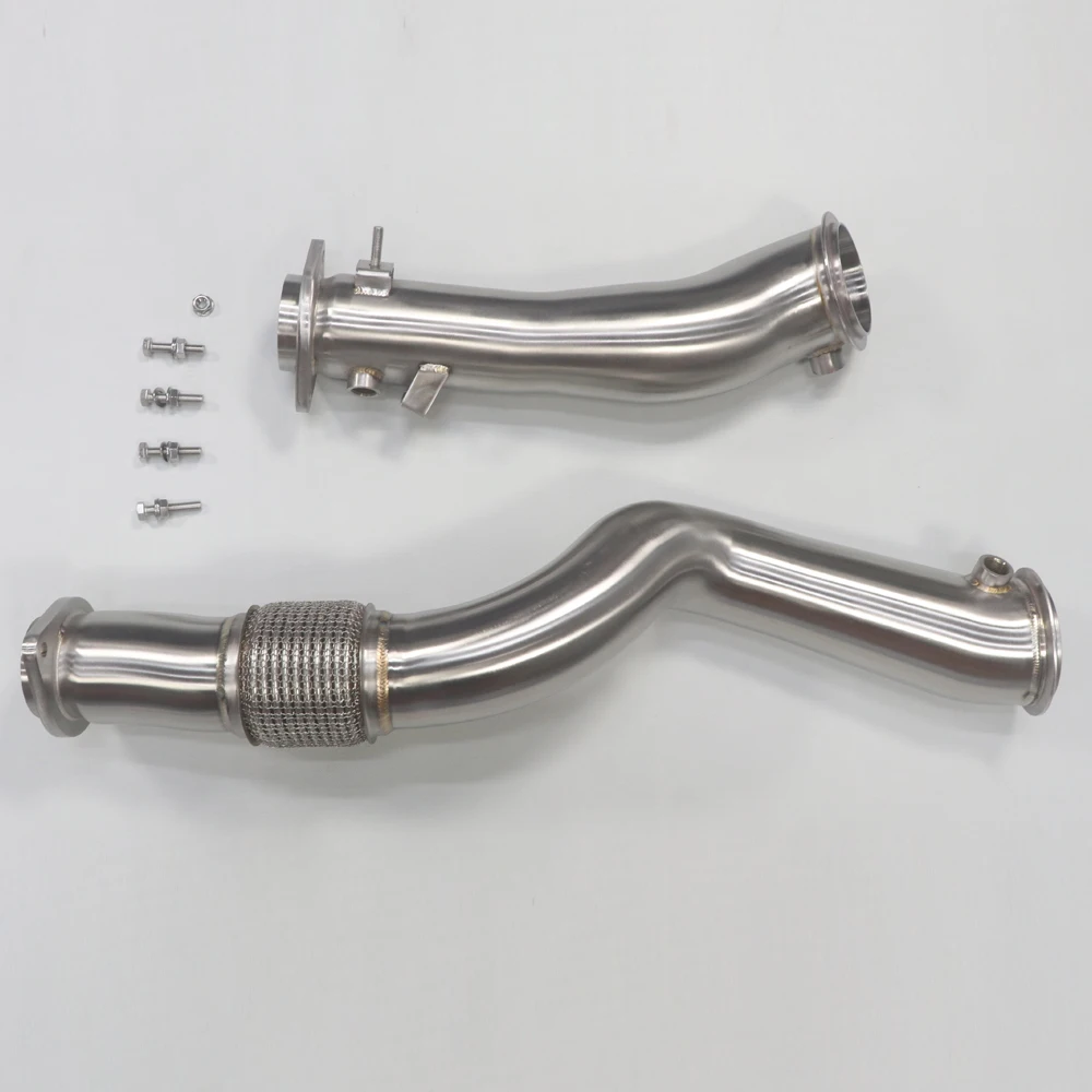 2021-2024 for  M3 M4 Exhaust Downpipe S55B30A Straight Header in 304 Stainless Steel New Condition for G80 G82 for