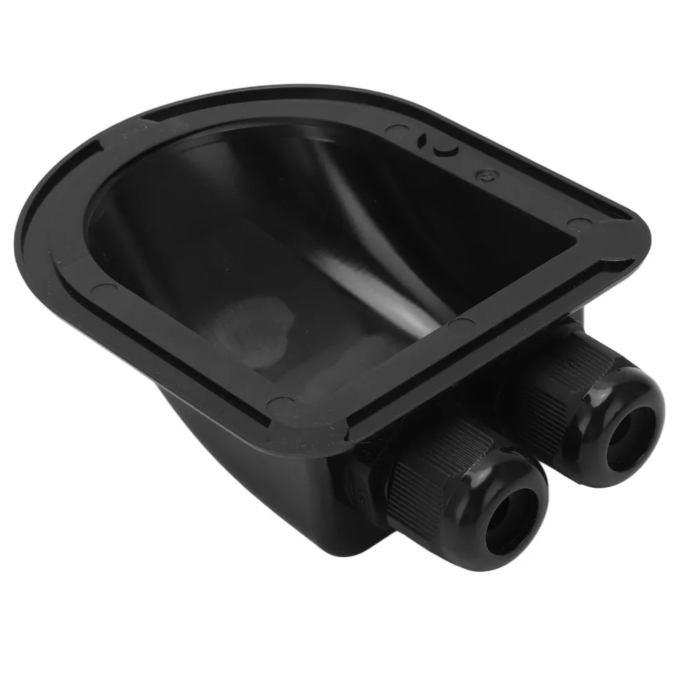 

2 Pcs Black / White Solar Cable Entry Gland ABS For 2.5mm² to 6mm² Cables ABS Solar Cable Gland Housing IP68 Waterproof Rated