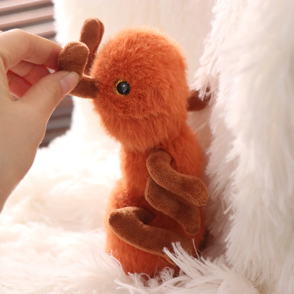 

PP Cotton Lilttle Ant Plush Toys Stuffed Animal Lifelike Animal Stuffed Toys Kawaii 20cm Ant Plush Doll Birthday Christmas
