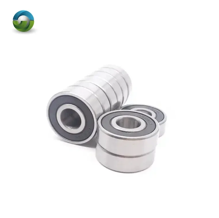 8PCS 6201RS Bearing ABEC-7 12x32x10 mm Deep Groove 6201-2RS Ball Bearings 6201RS 180201 RS RS 6201 2RS EMQ Quality