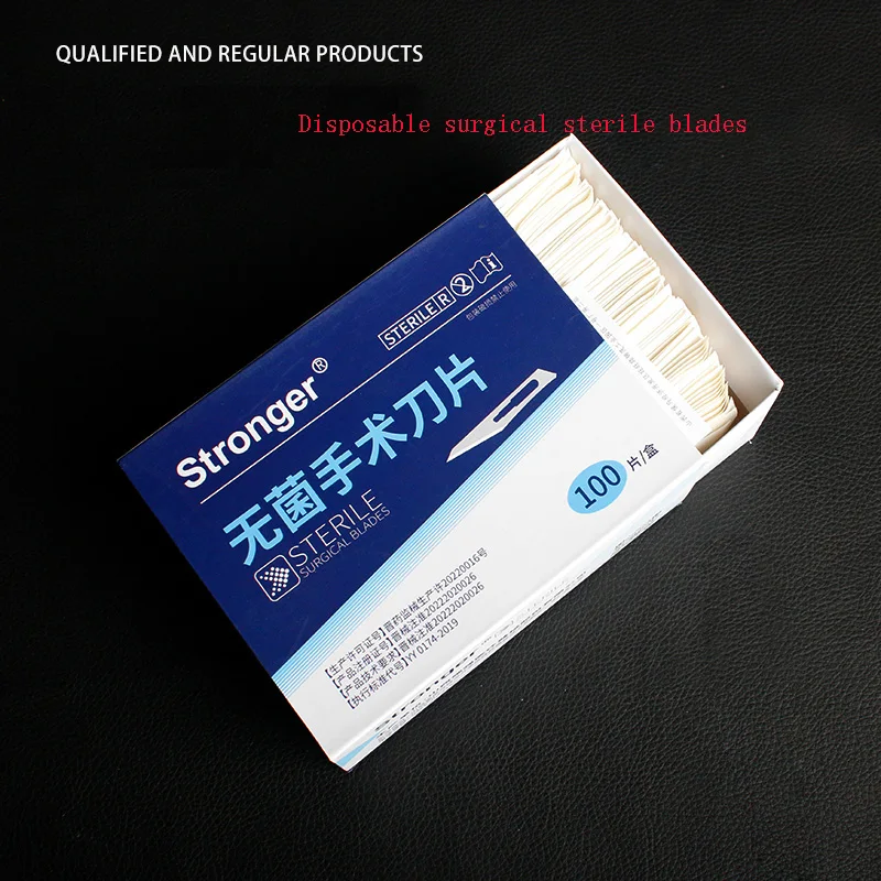 شفرة طبية معقمة جراحية 11 #   ساق الكربون الصلب 11 #   التعبئة والتغليف الفردية القابل للتصرف