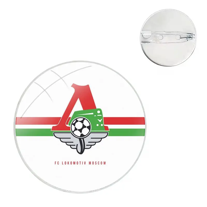 Pins Badge Metal Brooches For Clothes Backpack Decoration gift Lokomotiv Moscow logo