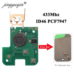 jingyuqin PCB For Renault Laguna Espace Vel-Satis 433Mhz ID46-7947 Chip Remote Car Smart Auto Key Card Electronic Circuit Board