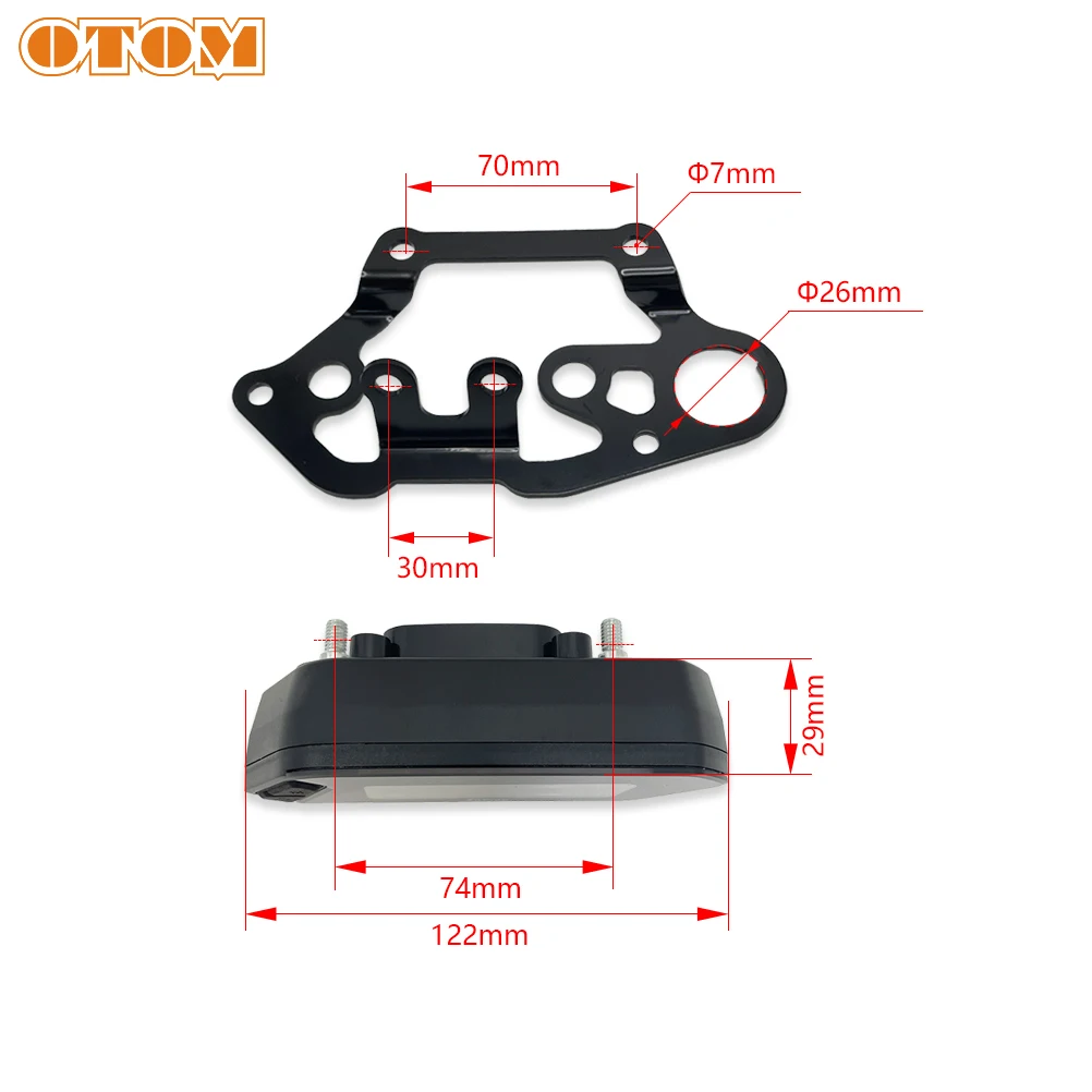 OTOM Motocross Dashboard Display With Instrument Bracket For SURRON Ultra Bee Electric Bike Dashboard Display Meter Assembly